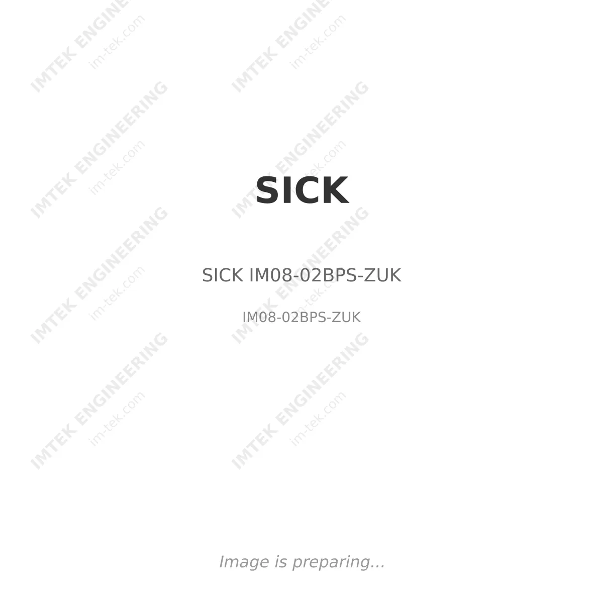 SICK SICK IM08-02BPS-ZUK - IM08-02BPS-ZUK