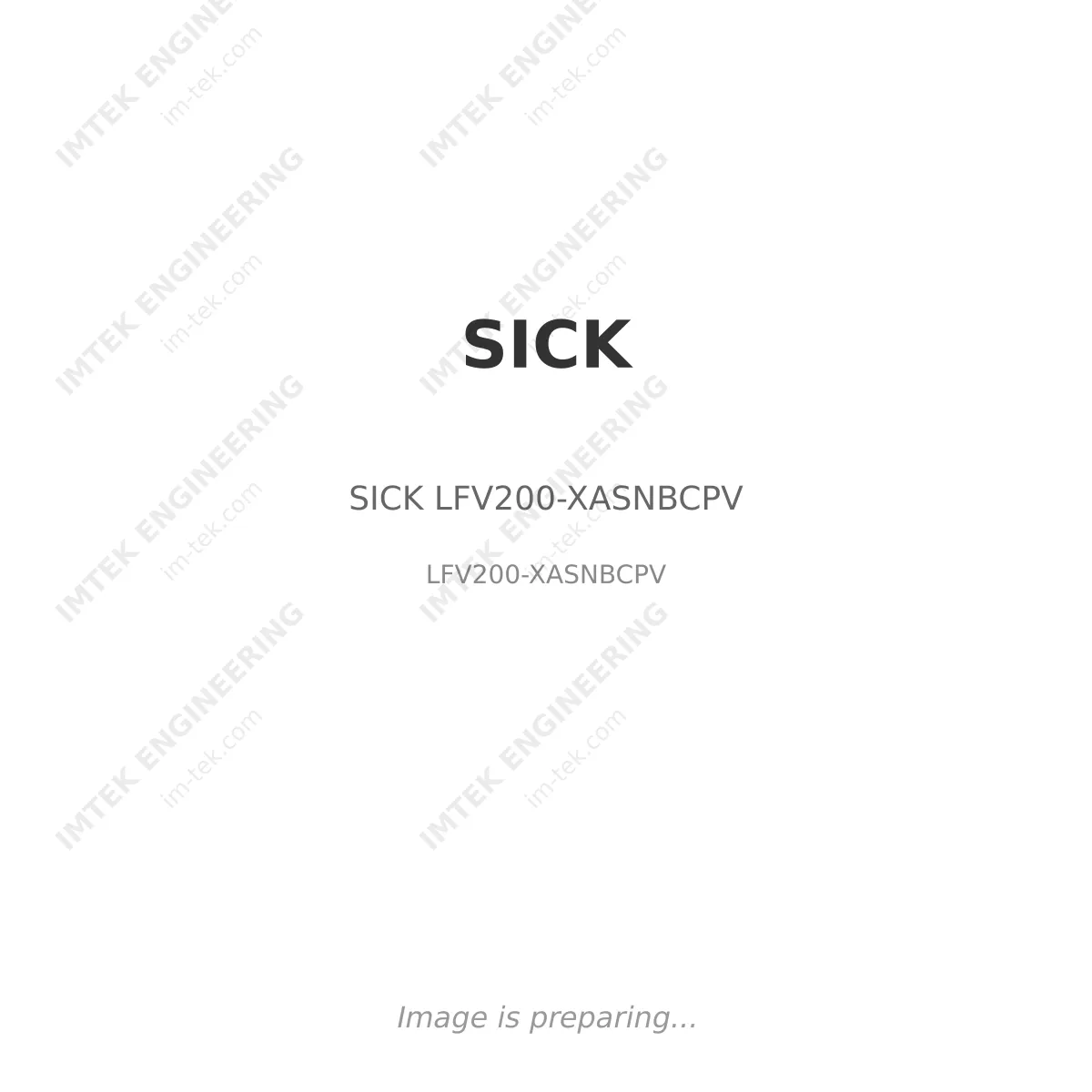 SICK SICK LFV200-XASNBCPV - LFV200-XASNBCPV