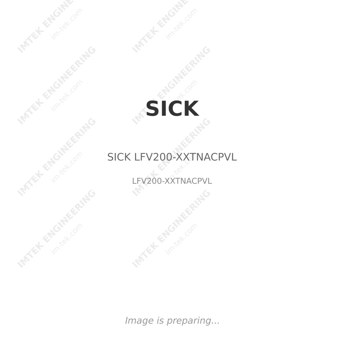 SICK SICK LFV200-XXTNACPVL - LFV200-XXTNACPVL