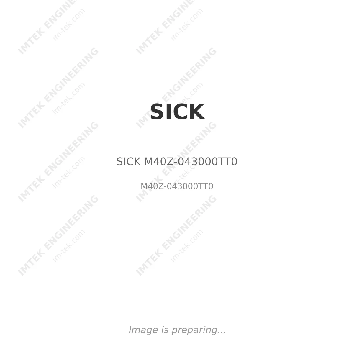 SICK SICK M40Z-043000TT0 - M40Z-043000TT0