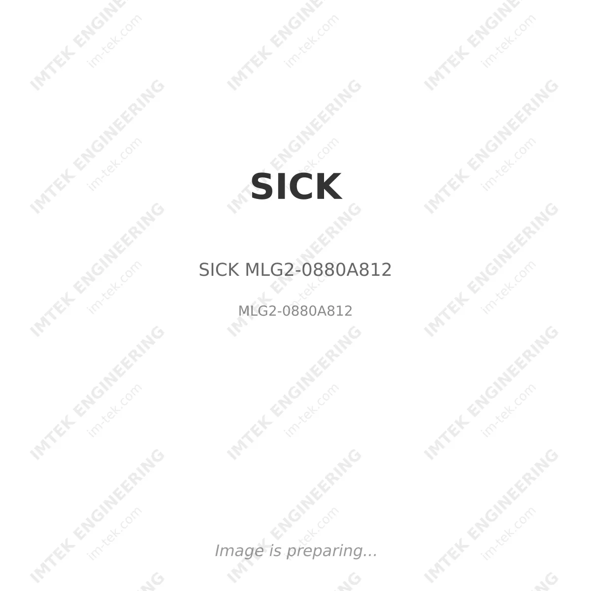 SICK SICK MLG2-0880A812 - MLG2-0880A812