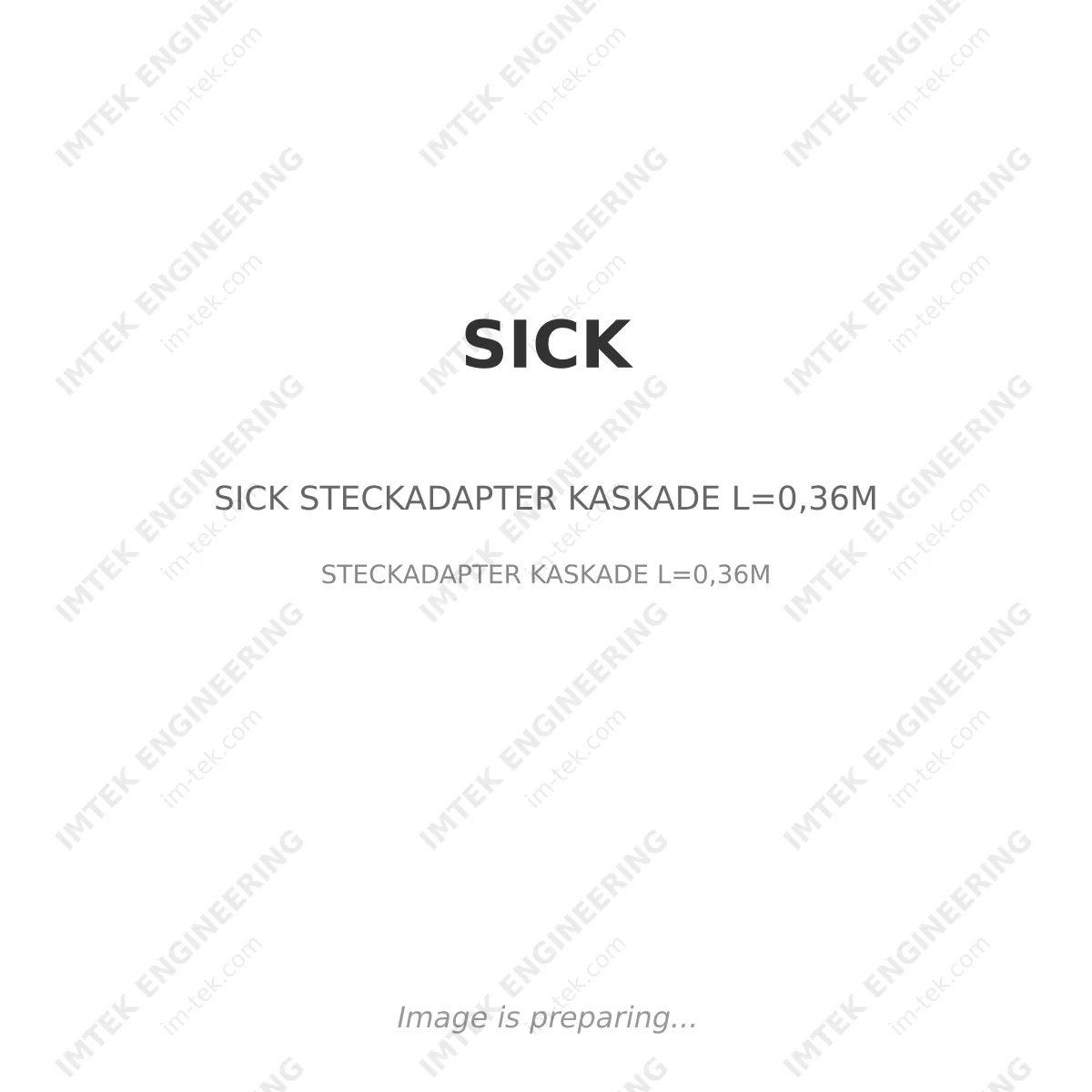 SICK SICK STECKADAPTER KASKADE L=0,36M - STECKADAPTER KASKADE L=0,36M