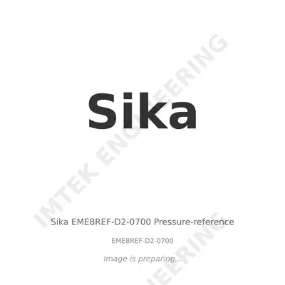 Sika Sika EME8REF-D2-0700 Pressure-reference - EME8REF-D2-0700