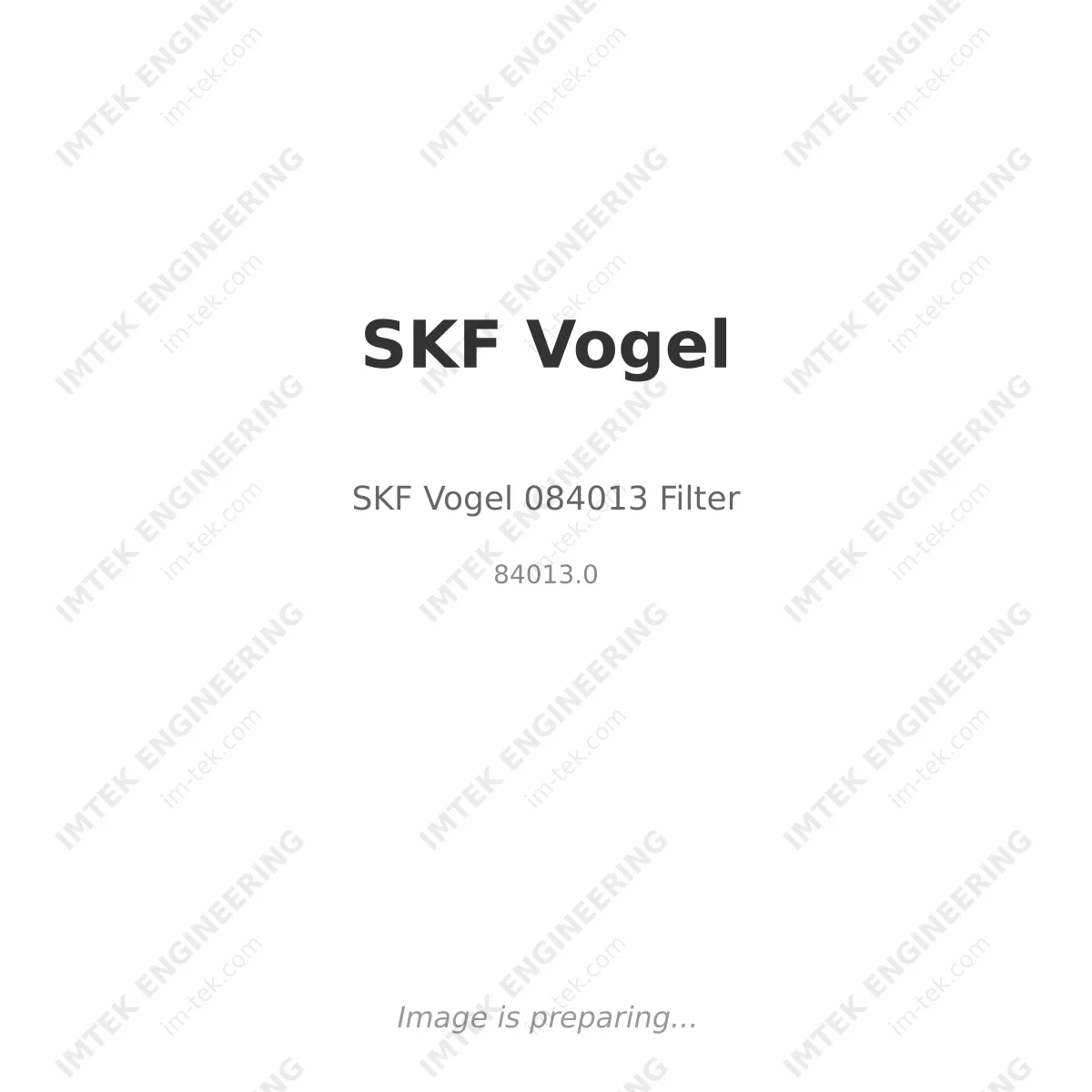 SKF Vogel SKF Vogel 084013 Filter - 84013.0