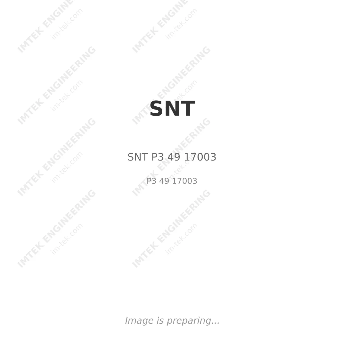 SNT SNT P3 49 17003 - P3 49 17003