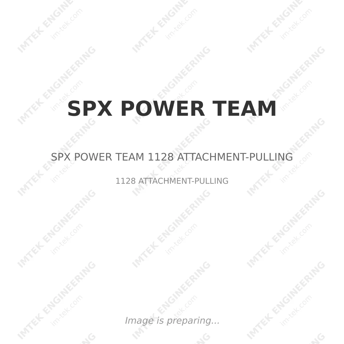 SPX POWER TEAM SPX POWER TEAM 1128 ATTACHMENT-PULLING - 1128 ATTACHMENT-PULLING
