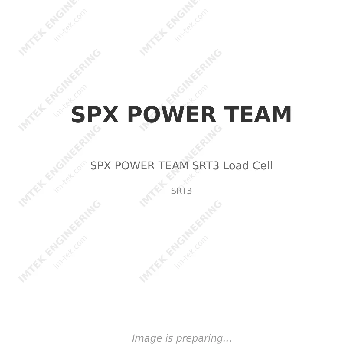 SPX POWER TEAM SPX POWER TEAM SRT3 Load Cell - SRT3
