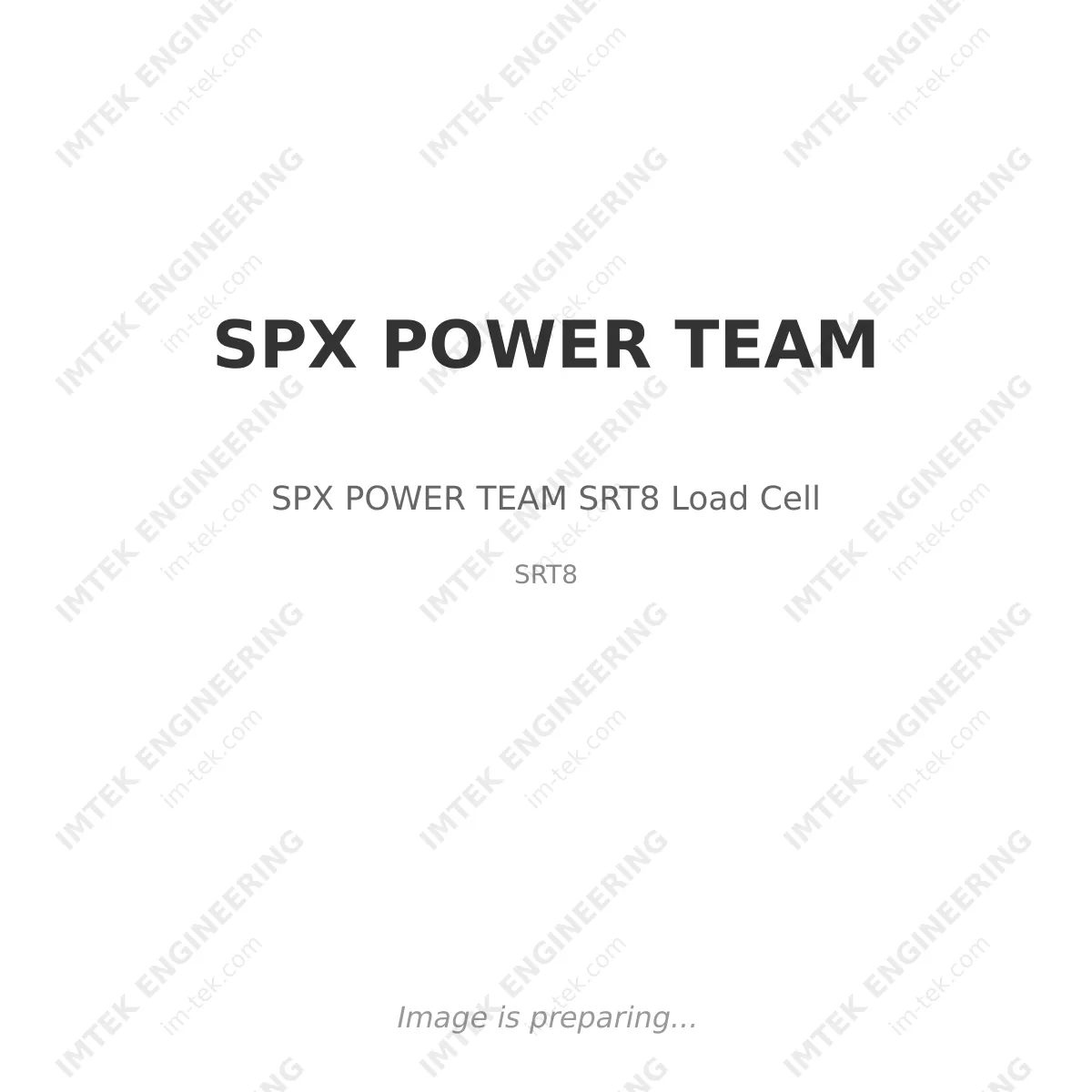 SPX POWER TEAM SPX POWER TEAM SRT8 Load Cell - SRT8