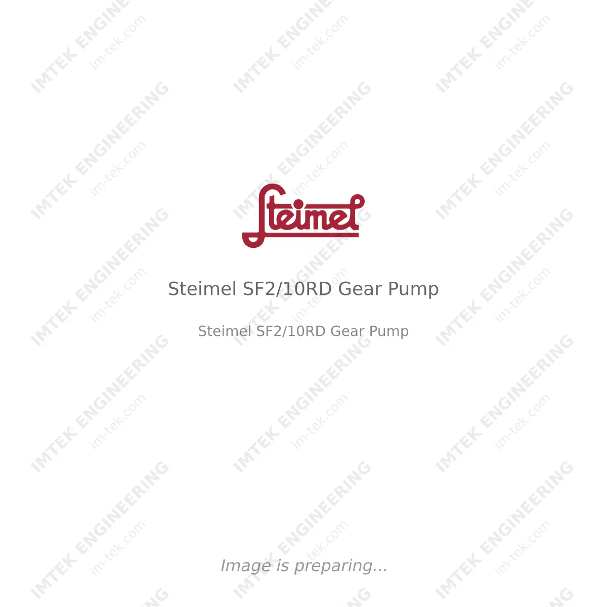 Steimel Steimel SF2/10RD Gear Pump - Steimel SF2/10RD Gear Pump