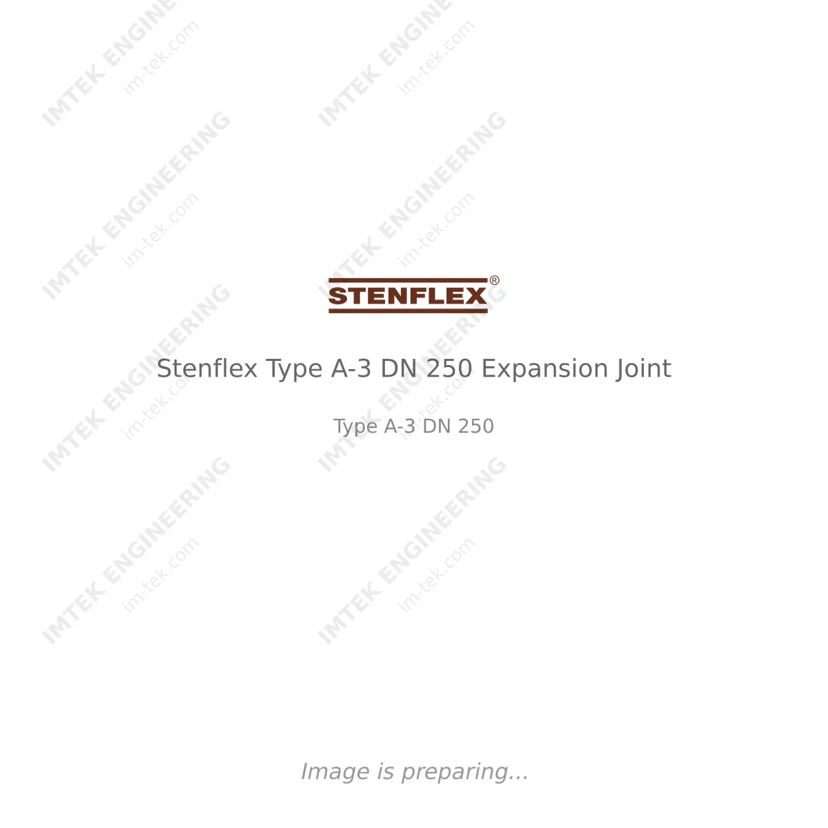 Stenflex Stenflex Type A-3 DN 250 Expansion Joint - Type A-3 DN 250