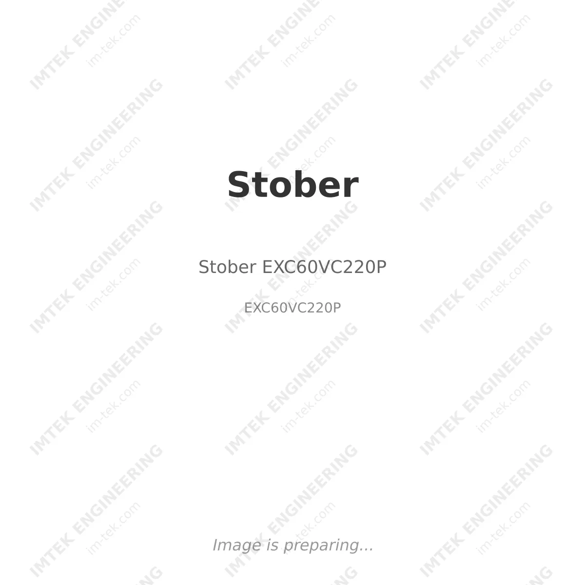 Stober Stober EXC60VC220P - EXC60VC220P