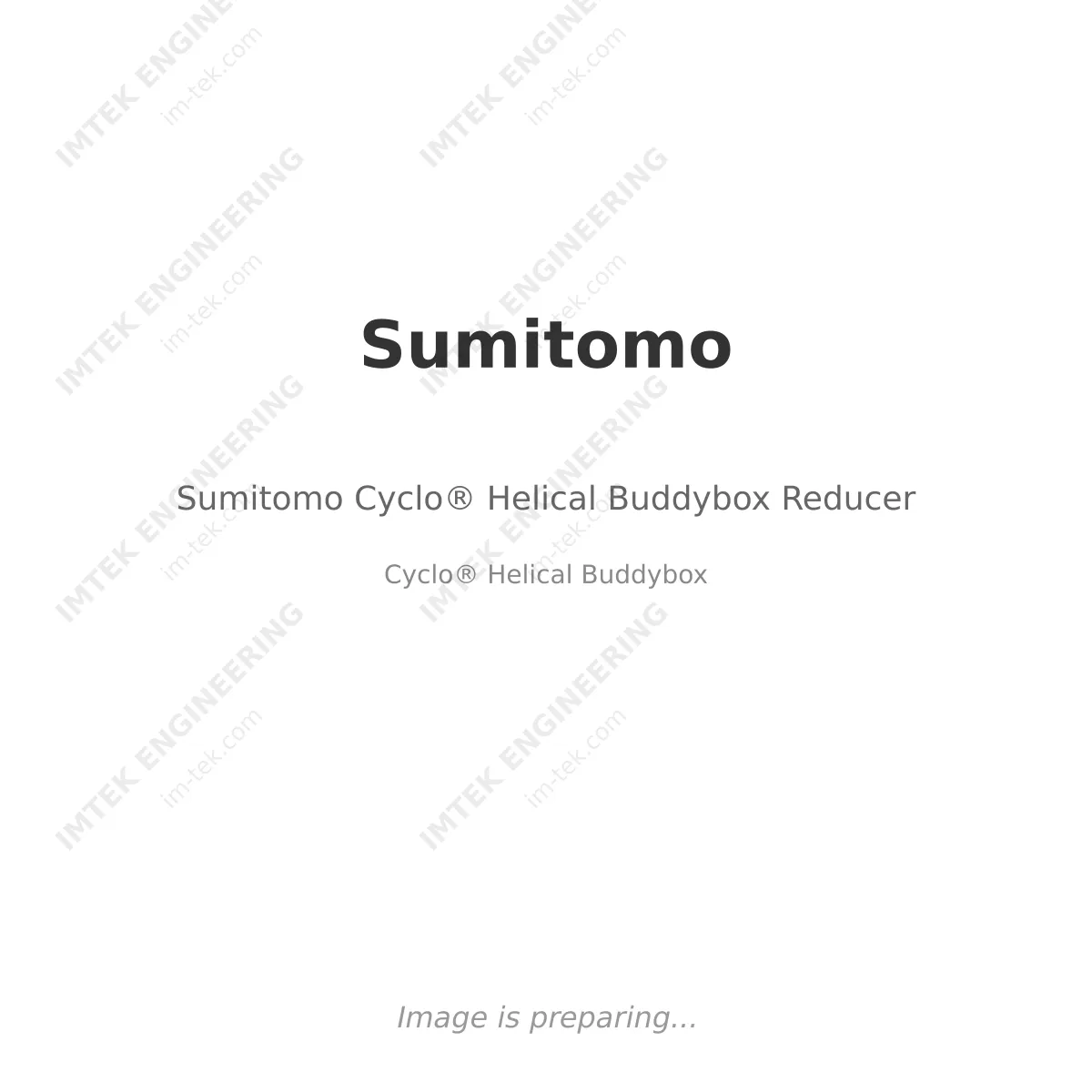 Sumitomo Sumitomo Cyclo® Helical Buddybox Reducer - Cyclo® Helical Buddybox