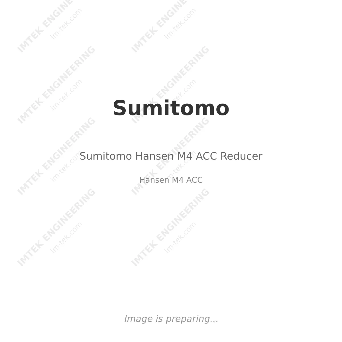 Sumitomo Sumitomo Hansen M4 ACC Reducer - Hansen M4 ACC