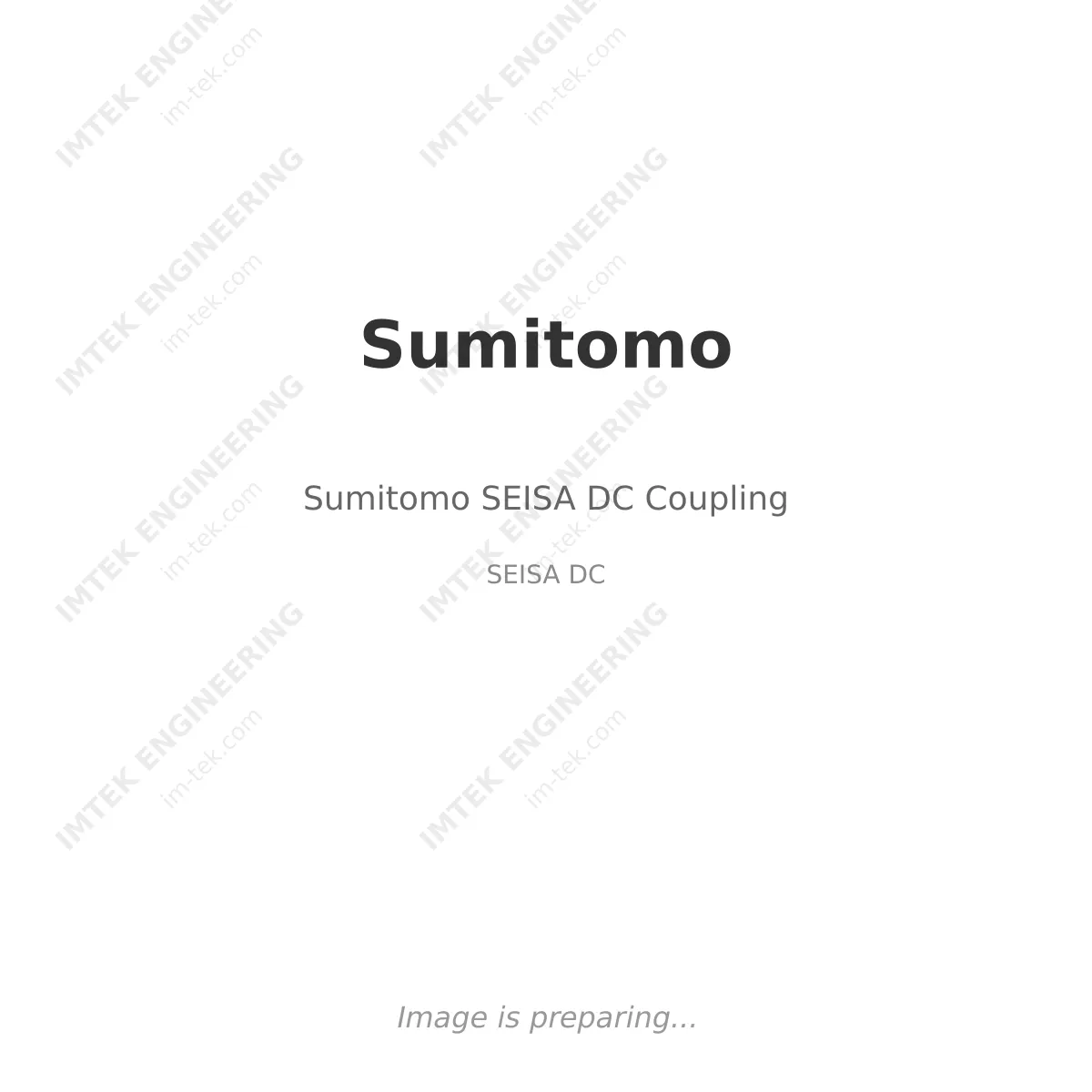 Sumitomo Sumitomo SEISA DC Coupling - SEISA DC