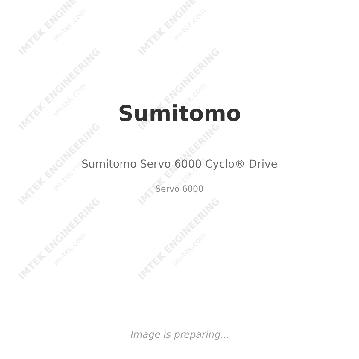 Sumitomo Sumitomo Servo 6000 Cyclo® Drive - Servo 6000