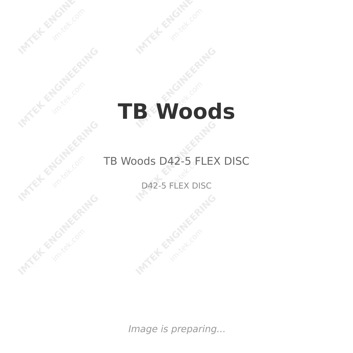 TB Woods TB Woods D42-5 FLEX DISC - D42-5 FLEX DISC