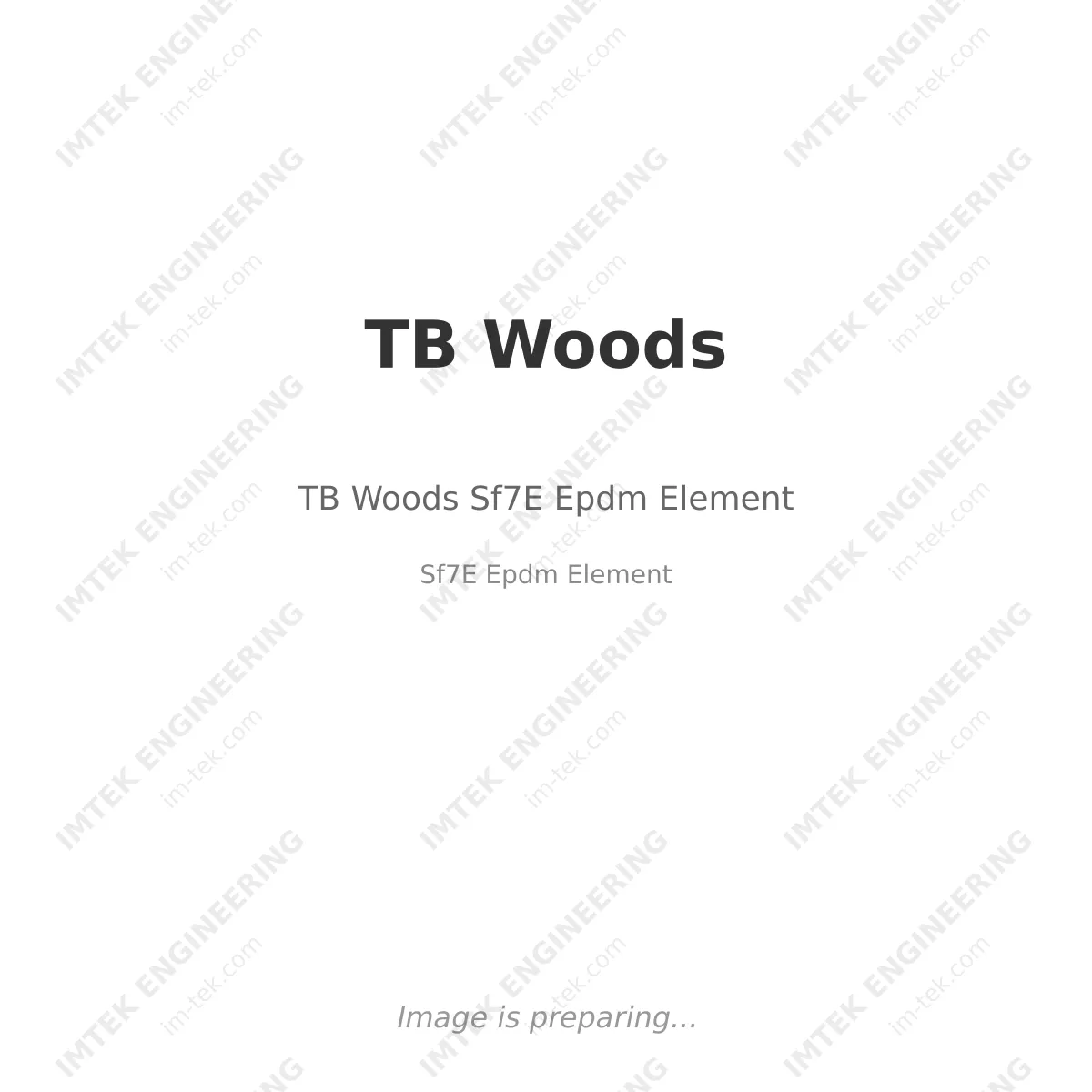 TB Woods TB Woods Sf7E Epdm Element - Sf7E Epdm Element