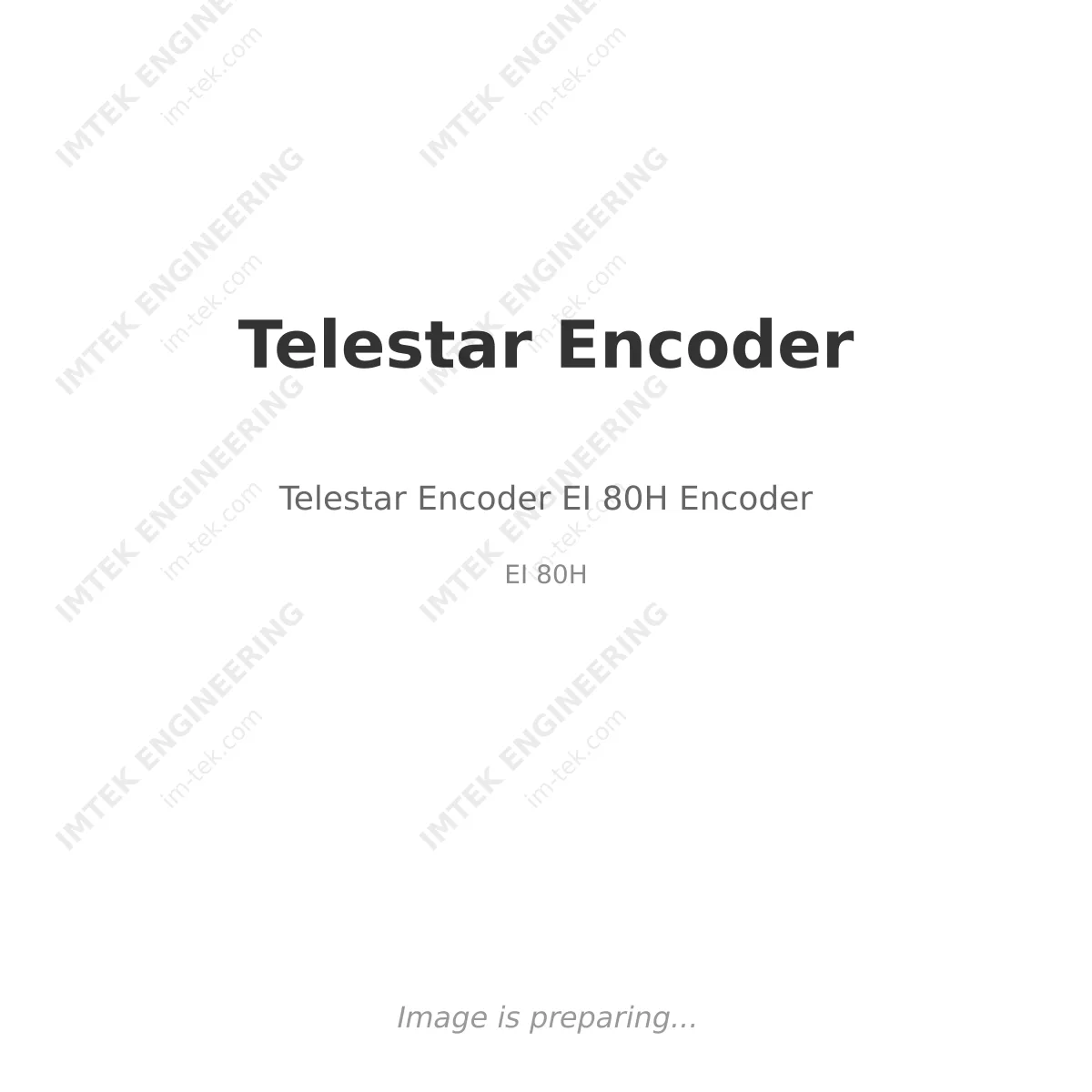 Telestar Encoder Telestar Encoder EI 80H Encoder - EI 80H