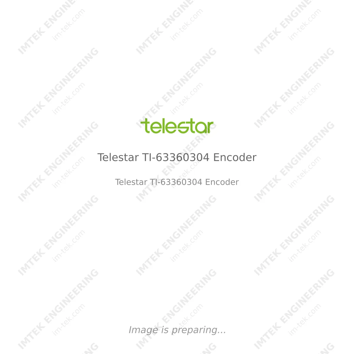 Telestar Telestar TI-63360304 Encoder - Telestar TI-63360304 Encoder