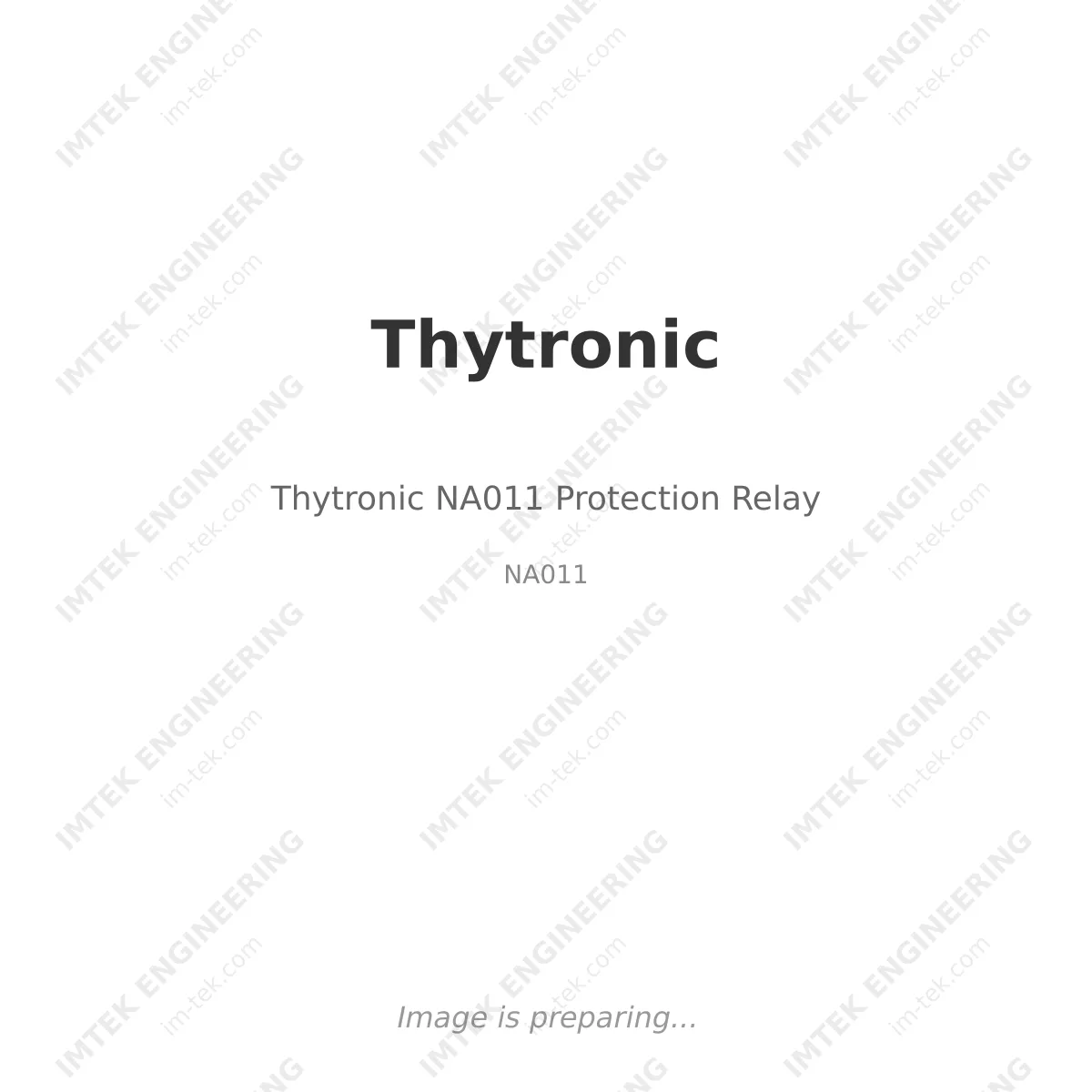 Thytronic Thytronic NA011 Protection Relay - NA011