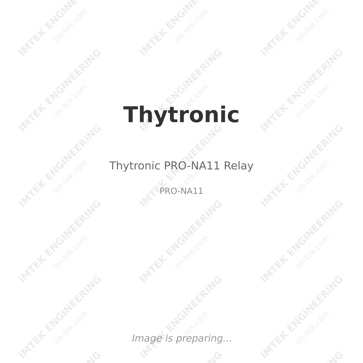 Thytronic Thytronic PRO-NA11 Relay - PRO-NA11