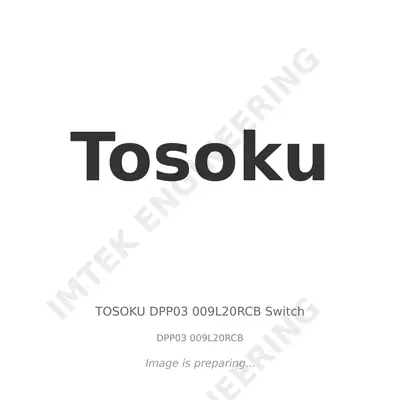 Tosoku TOSOKU DPP03 009L20RCB Switch - DPP03 009L20RCB