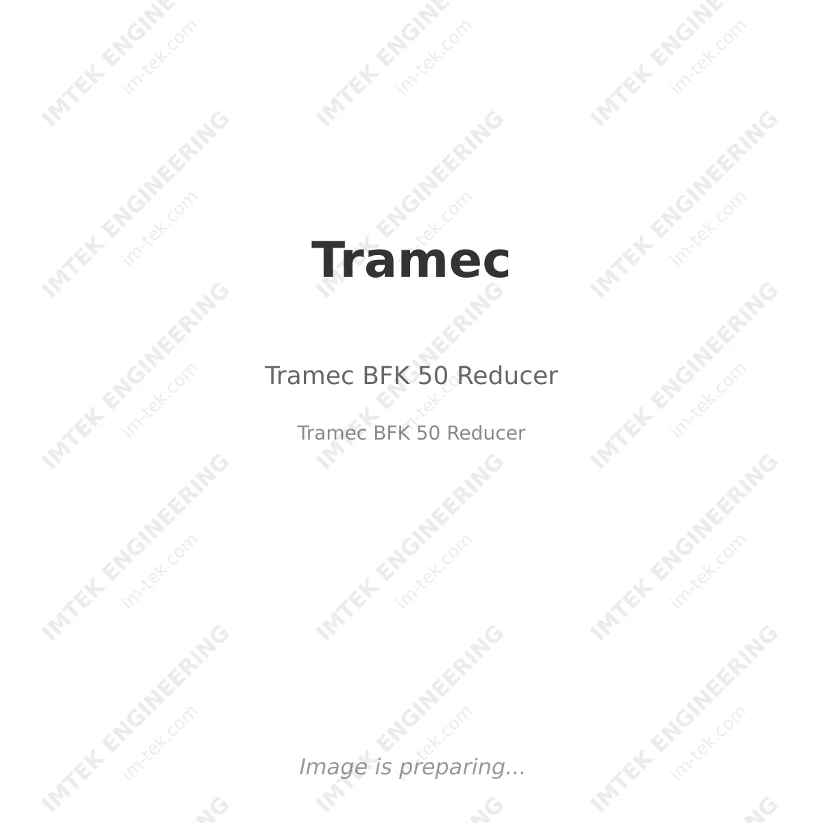 Tramec Tramec BFK 50 Reducer - Tramec BFK 50 Reducer