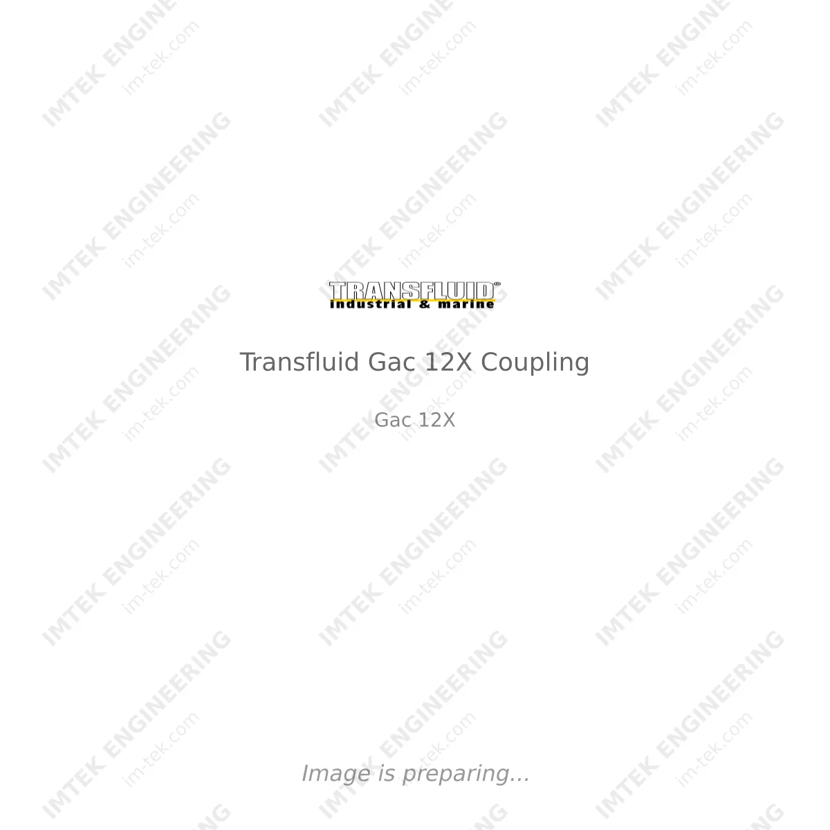 Transfluid Transfluid Gac 12X Coupling - Gac 12X