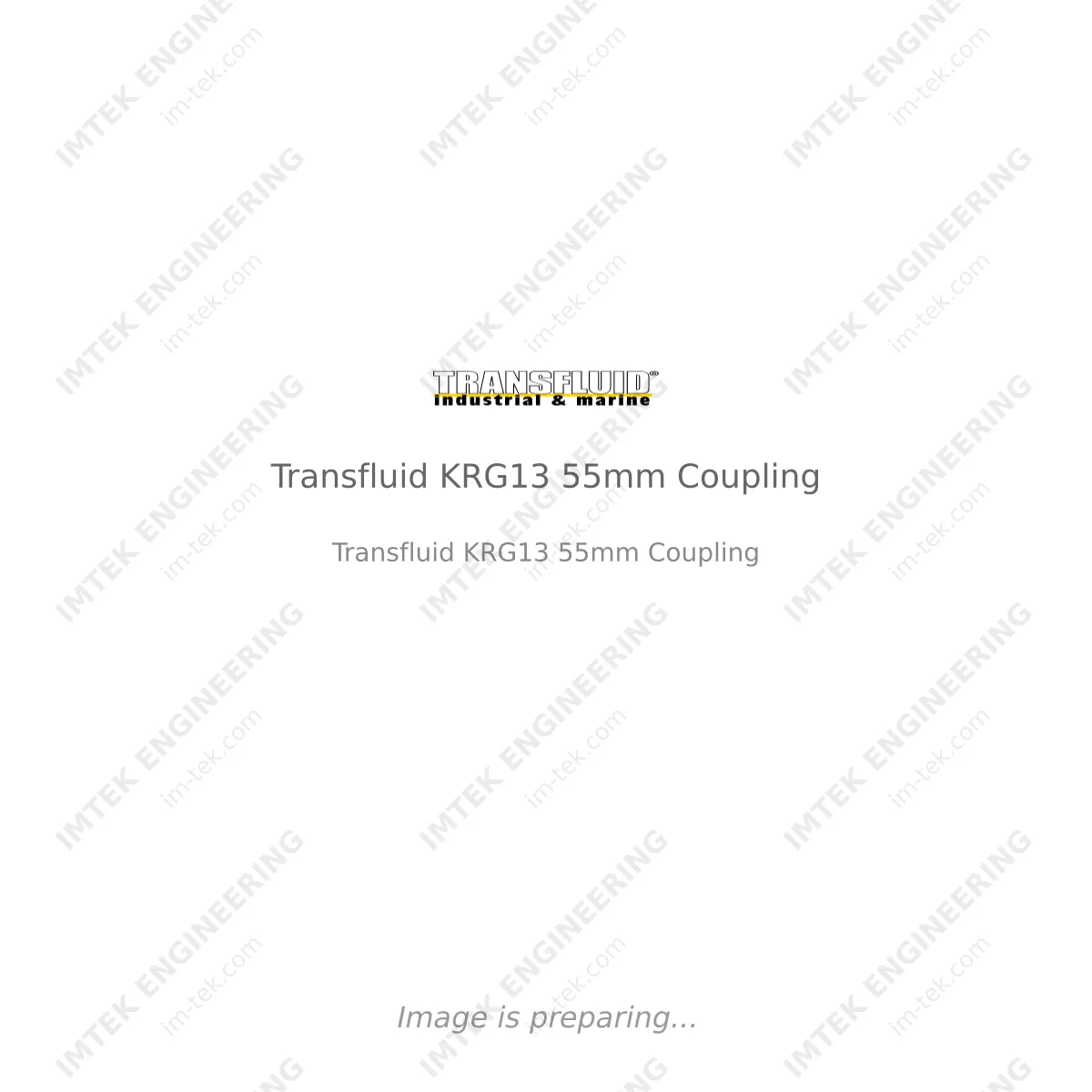 Transfluid Transfluid KRG13 55mm Coupling - Transfluid KRG13 55mm Coupling