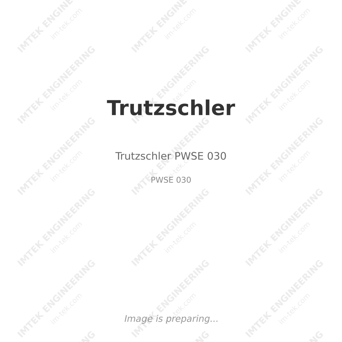 Trutzschler Trutzschler PWSE 030 - PWSE 030