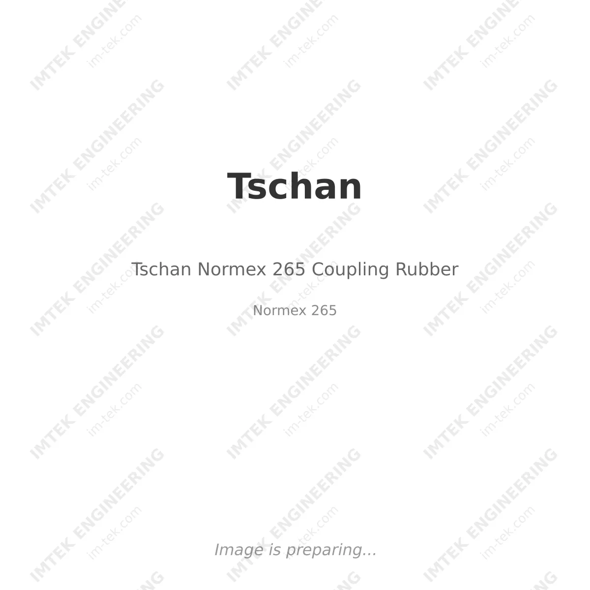 Tschan Tschan Normex 265 Coupling Rubber - Normex 265