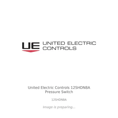 United Electric Controls United Electric Controls 12SHDN8A Pressure Switch - 12SHDN8A