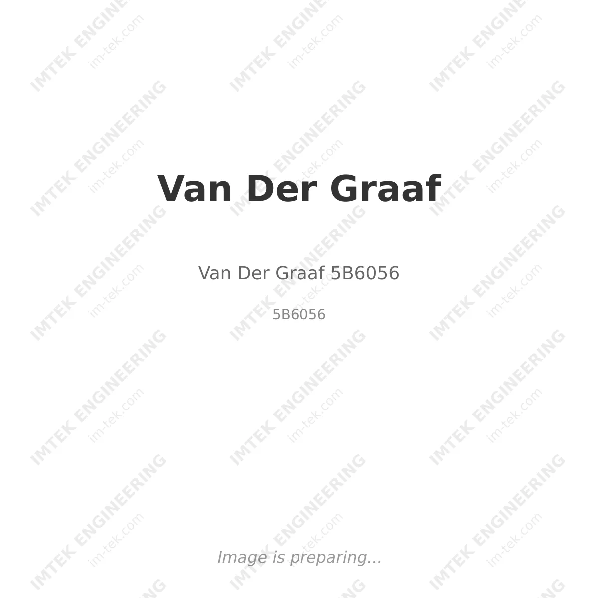 Van Der Graaf Van Der Graaf 5B6056 - 5B6056