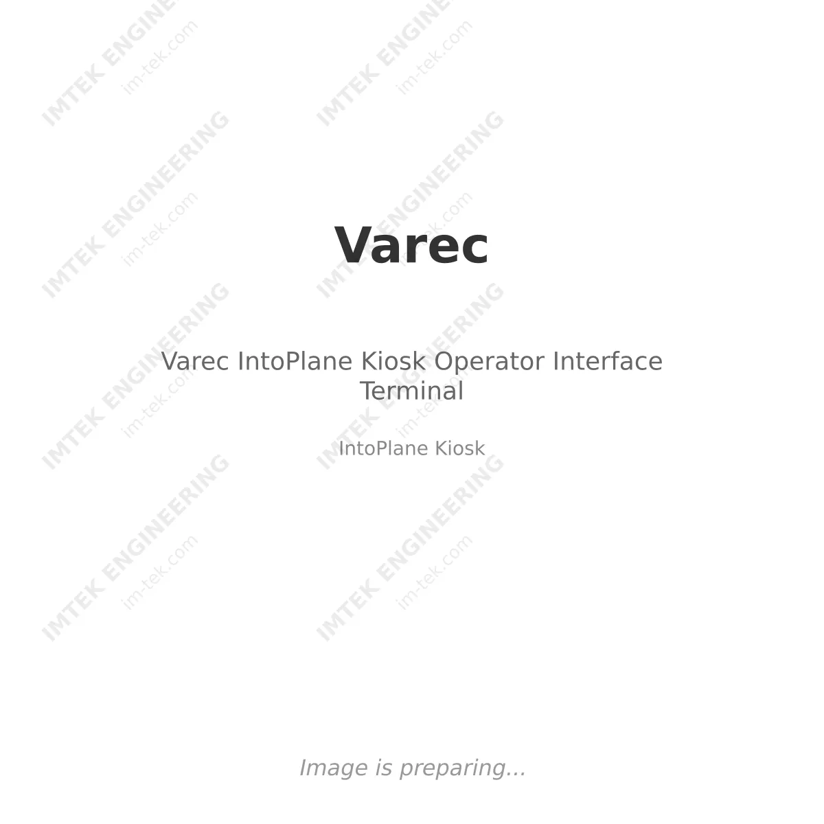 Varec Varec IntoPlane Kiosk Operator Interface Terminal - IntoPlane Kiosk