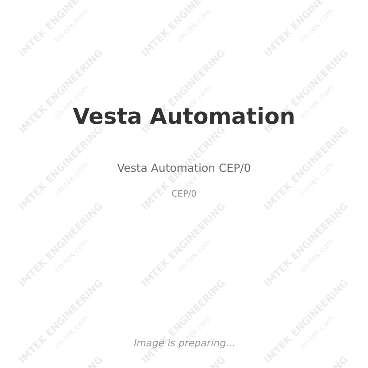 Vesta Automation Vesta Automation CEP/0 - CEP/0