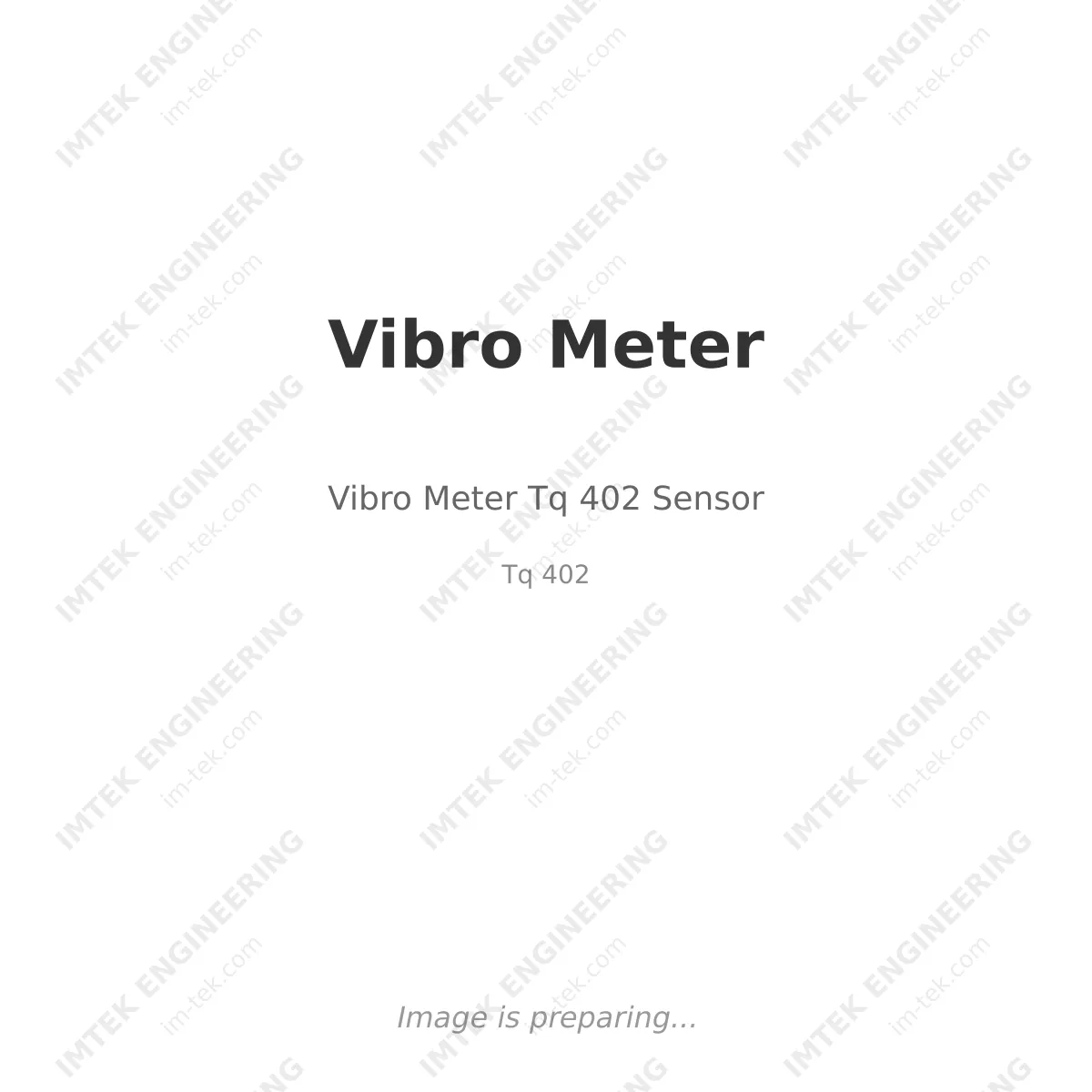 Vibro Meter Vibro Meter Tq 402 Sensor - Tq 402