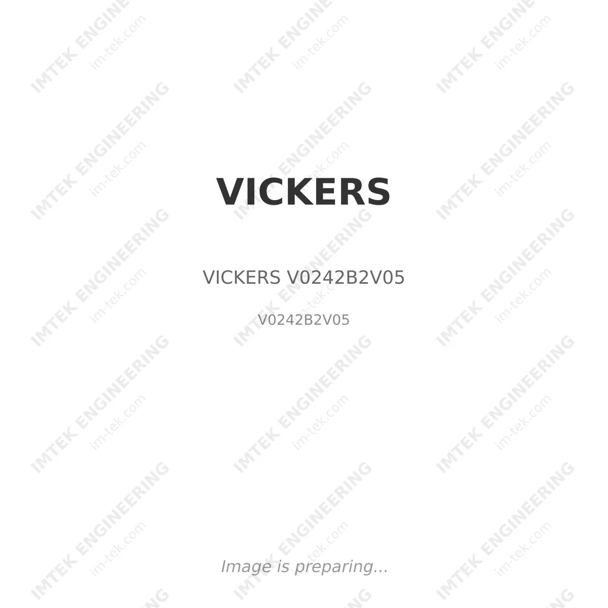 VICKERS VICKERS V0242B2V05 - V0242B2V05