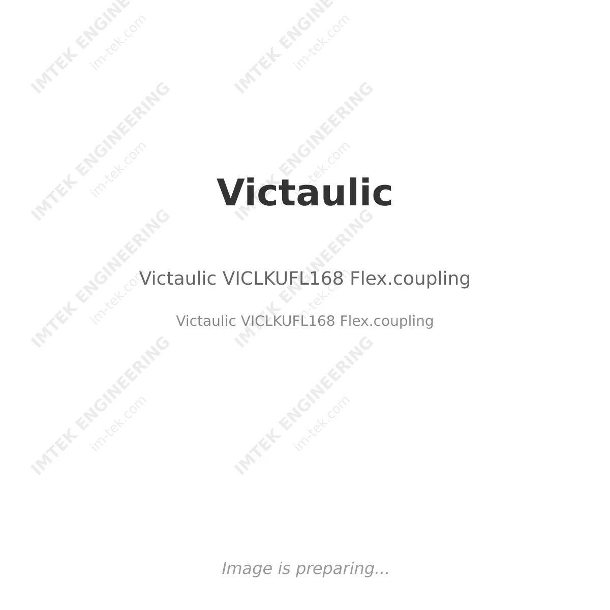 Victaulic Victaulic VICLKUFL168 Flex.coupling - Victaulic VICLKUFL168 Flex.coupling