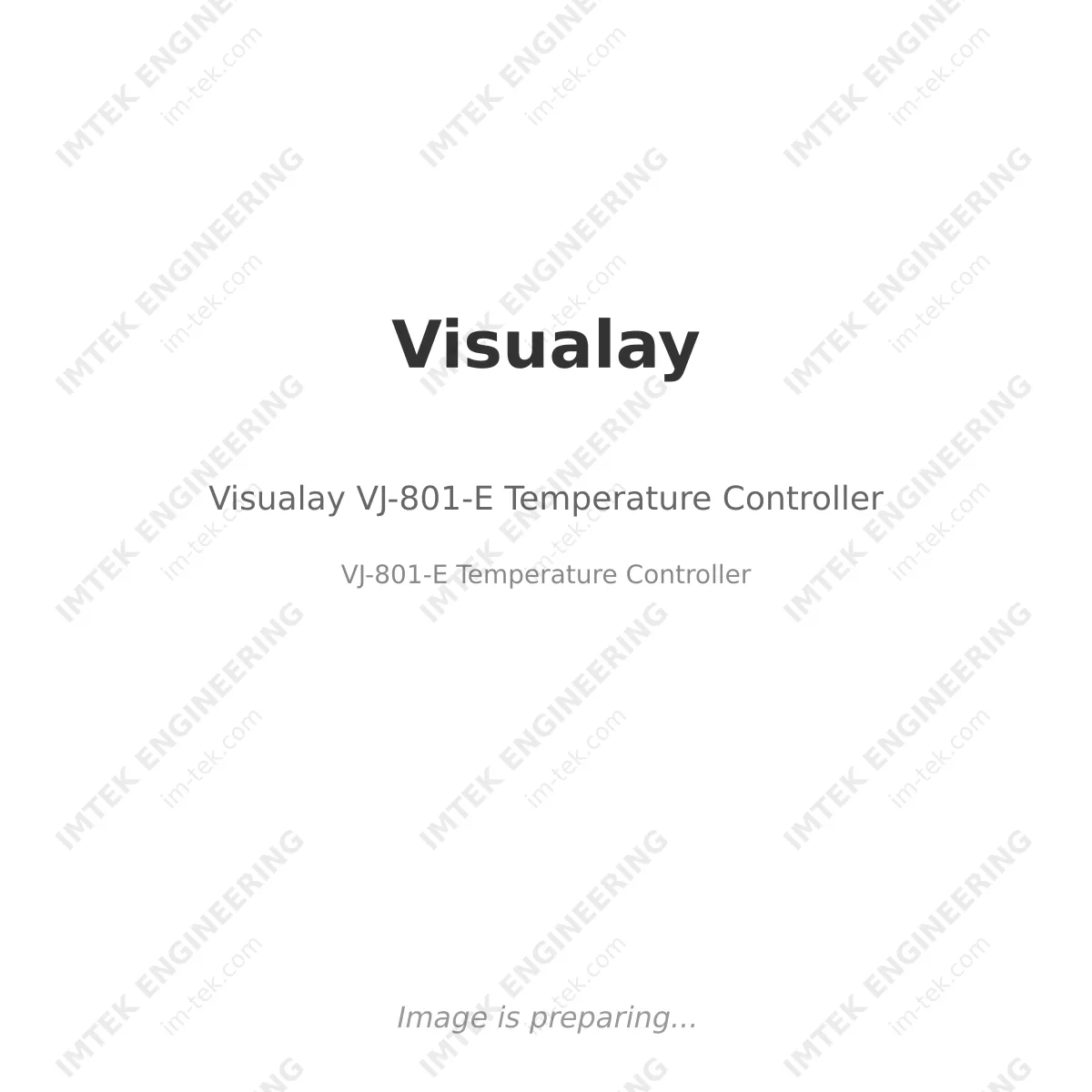 Visualay Visualay VJ-801-E Temperature Controller - VJ-801-E Temperature Controller