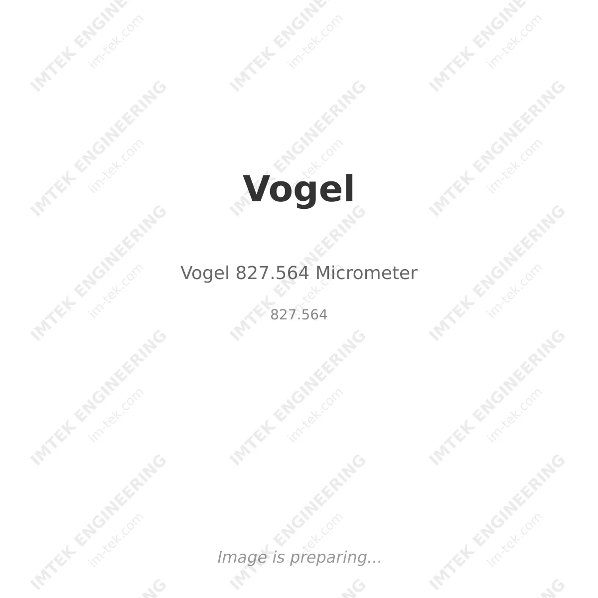 Vogel Vogel 827.564 Micrometer - 827.564
