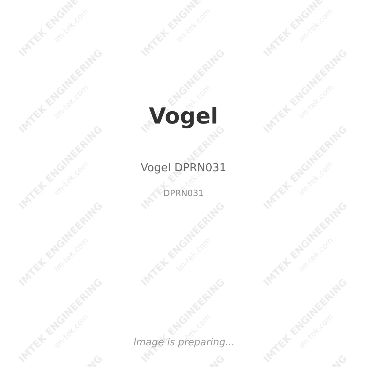 Vogel Vogel DPRN031 - DPRN031