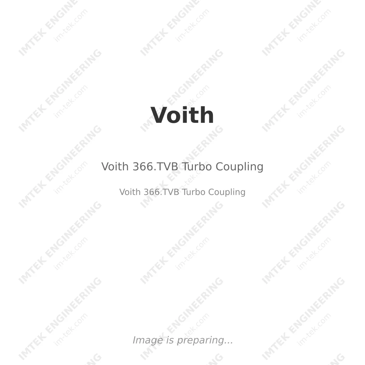 Voith Voith 366.TVB Turbo Coupling - Voith 366.TVB Turbo Coupling