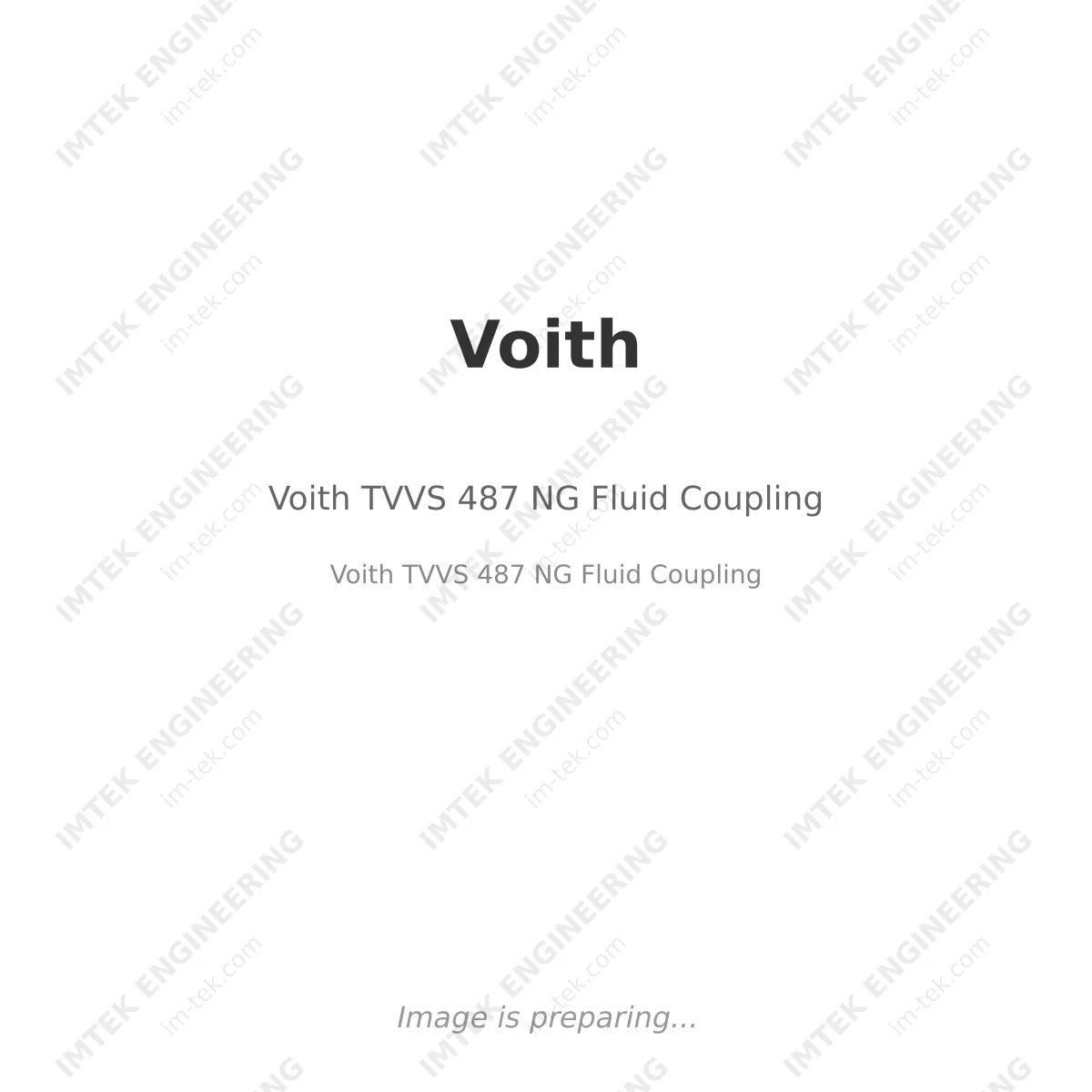 Voith Voith TVVS 487 NG Fluid Coupling - Voith TVVS 487 NG Fluid Coupling