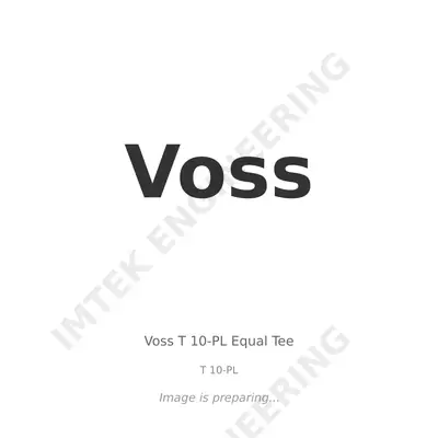 Voss Voss T 10-PL Equal Tee - T 10-PL thumbnail 1