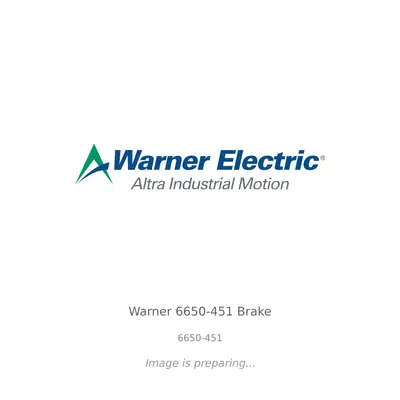 Warner Warner 6650-451 Brake - 6650-451