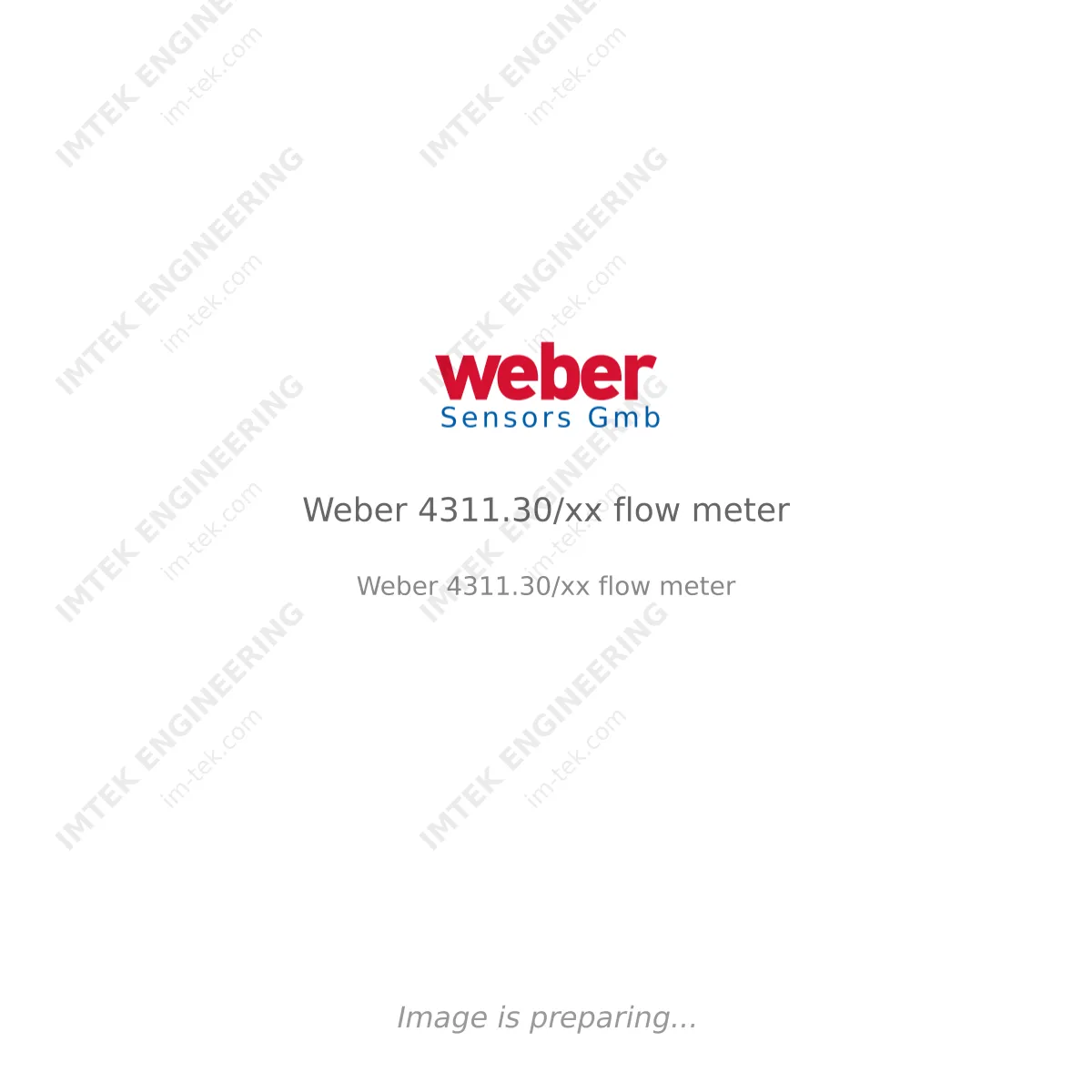 Weber Weber 4311.30/xx flow meter - Weber   4311.30/xx flow meter