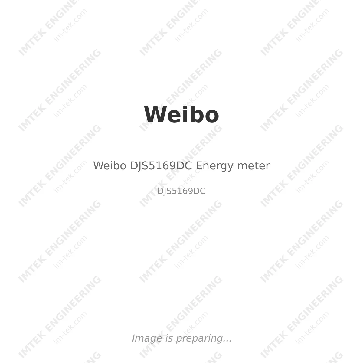 Weibo Weibo DJS5169DC Energy meter - DJS5169DC