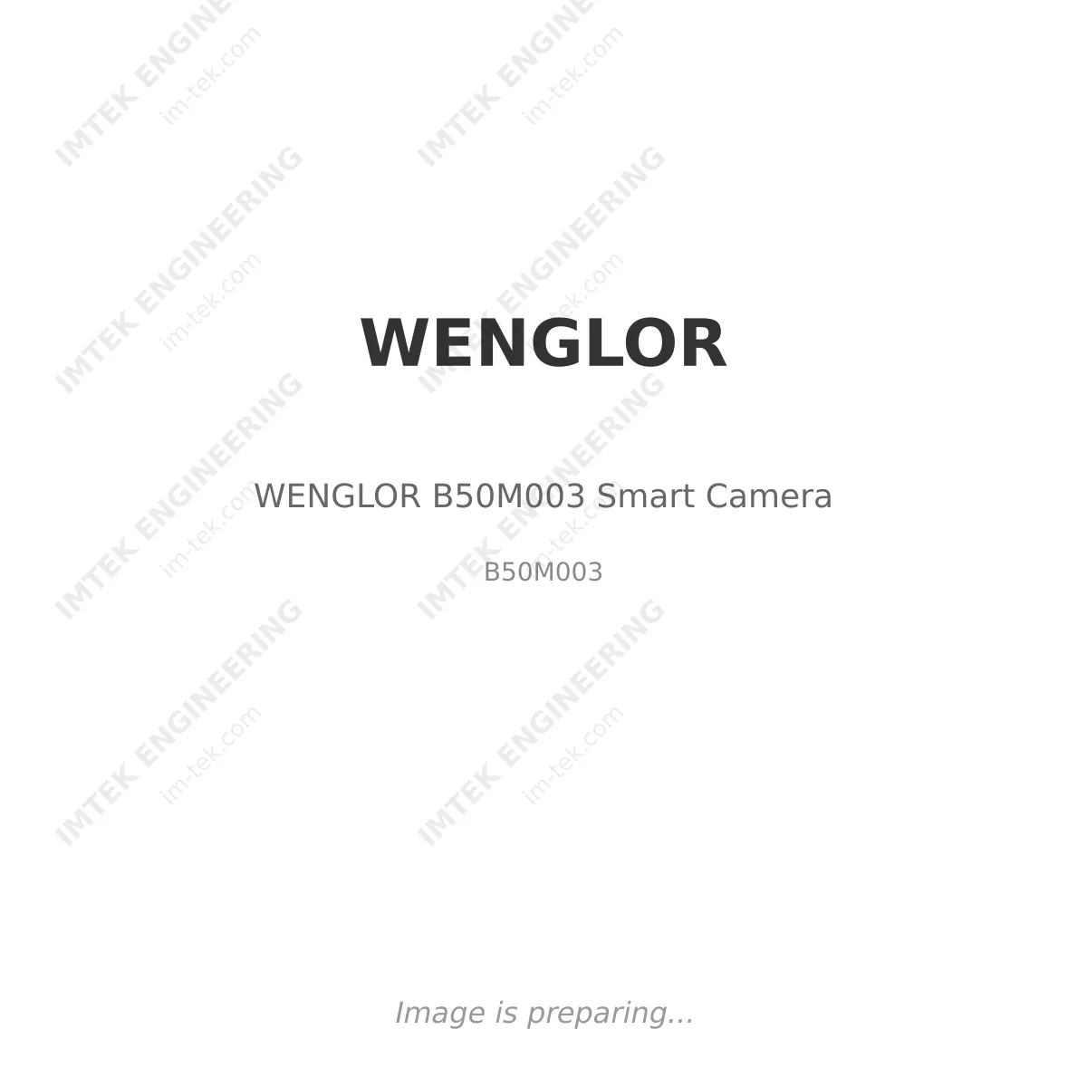 WENGLOR WENGLOR B50M003 Smart Camera - B50M003