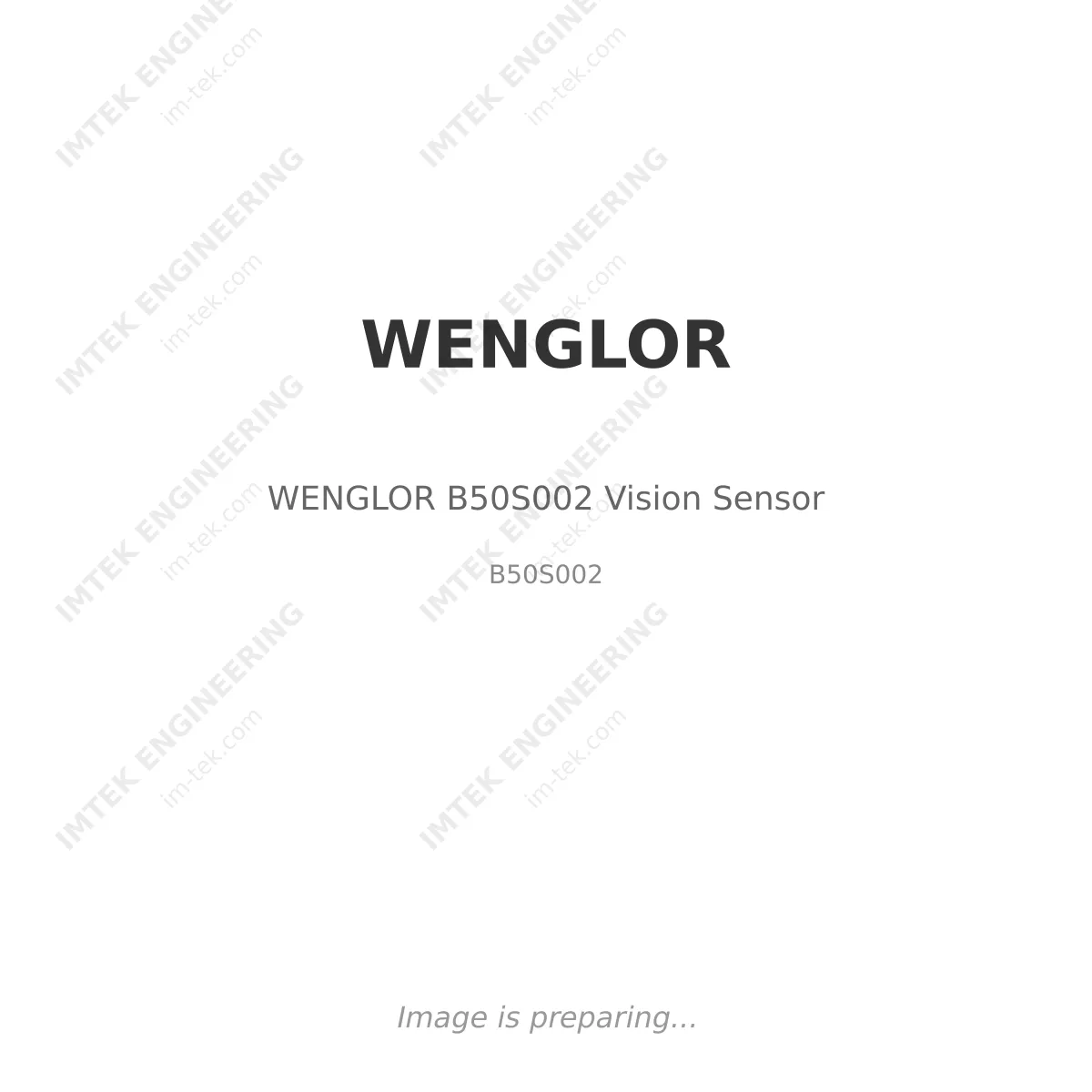 WENGLOR WENGLOR B50S002 Vision Sensor - B50S002
