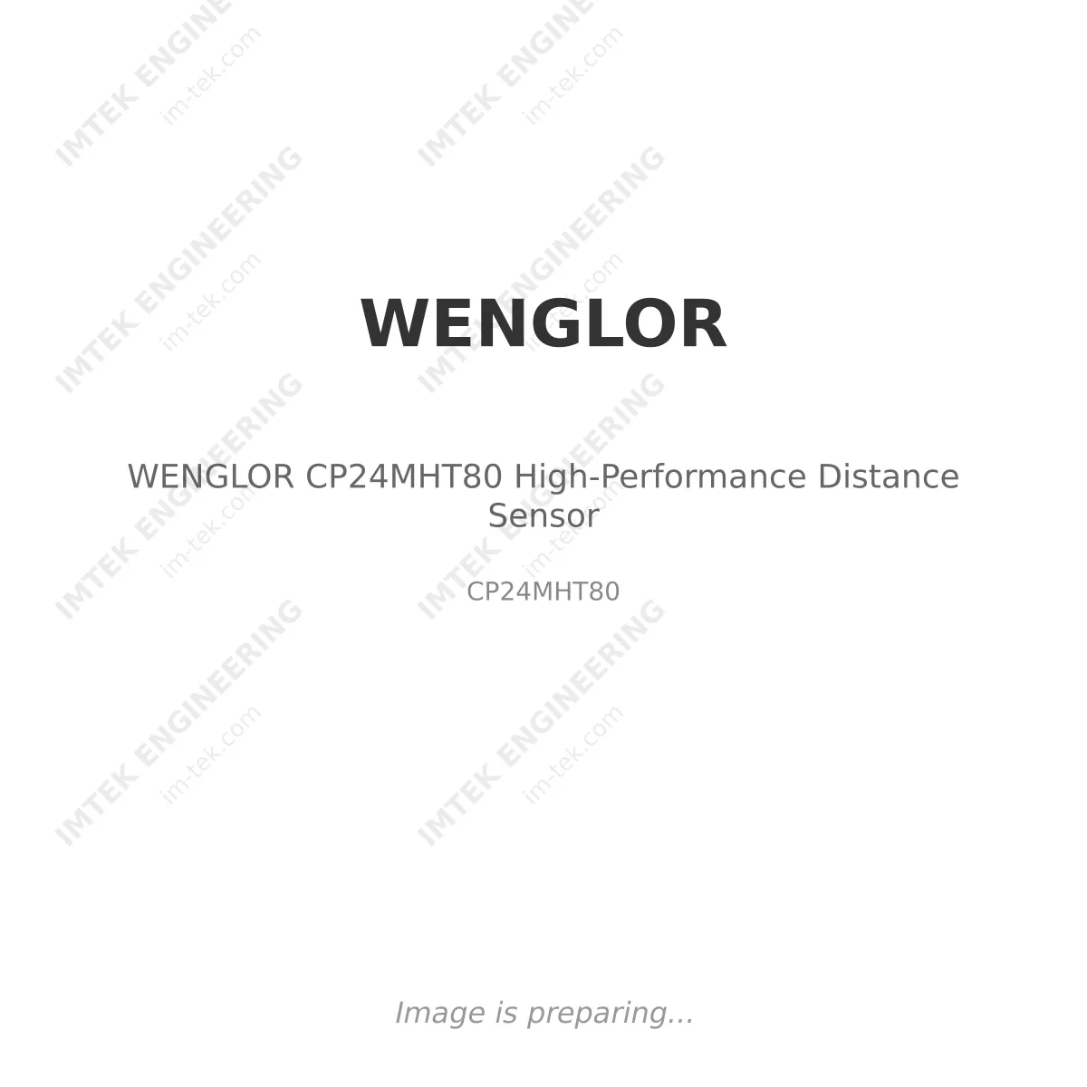 WENGLOR WENGLOR CP24MHT80 High-Performance Distance Sensor - CP24MHT80